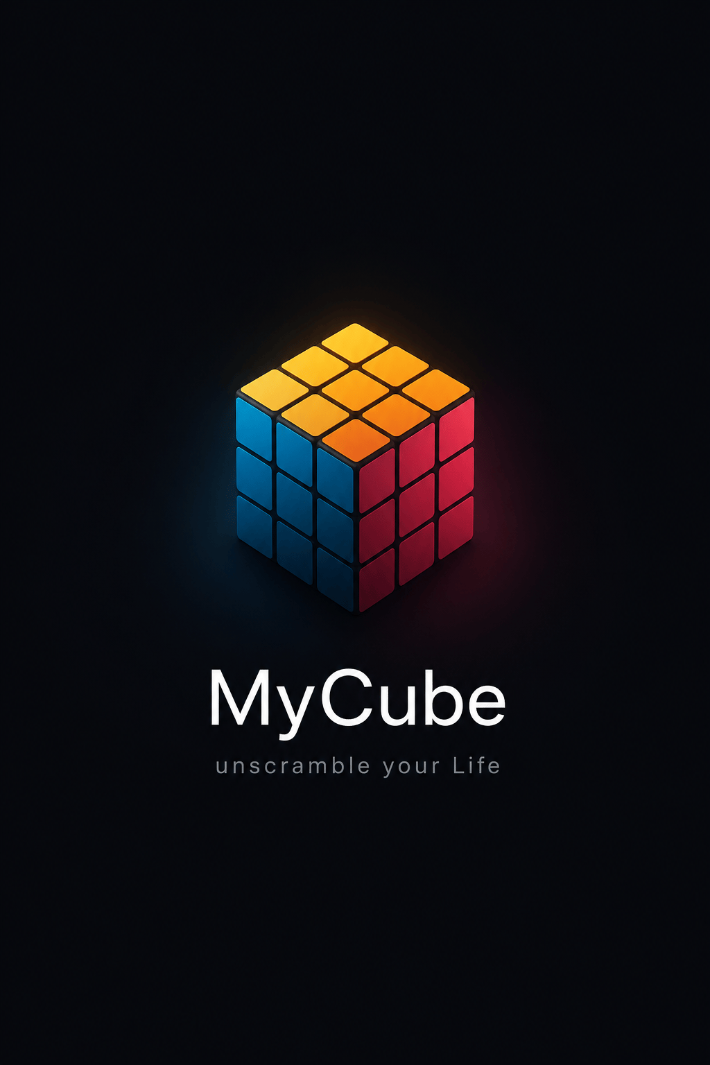 MyCube splash screen on a phone